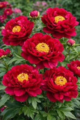 Pivoňka čínská - ADOLPHE ROUSSEAU