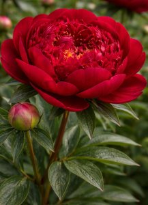 Pivoňka čínská - RED CHARM