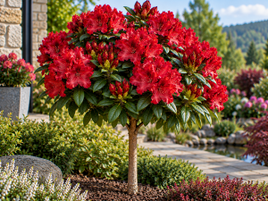 Rhododendron RED DRAGON - kmínek