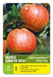 Jabloň JAMES GRIVE RED - kontejner